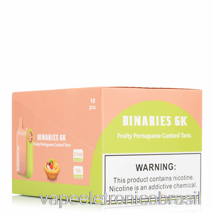 Vape Recarregável [pacote De 10] Binários Horizonte 6k 6000 Descartáveis